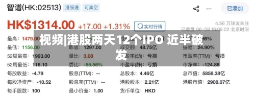 视频|港股两天12个IPO 近半破发