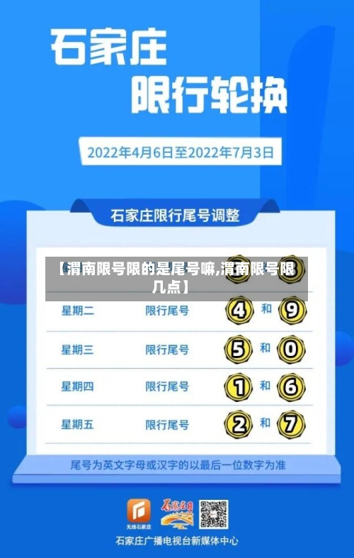 【渭南限号限的是尾号嘛,渭南限号限几点】