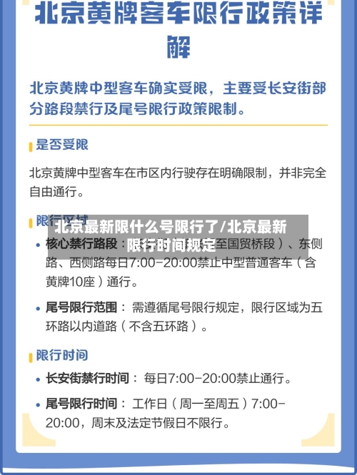 北京最新限什么号限行了/北京最新限行时间规定