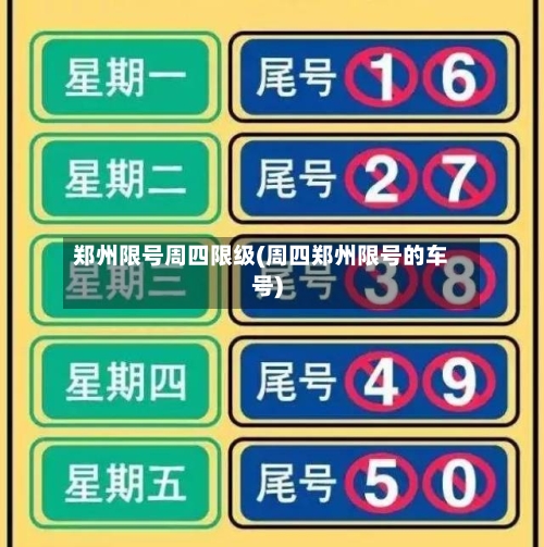 郑州限号周四限级(周四郑州限号的车号)