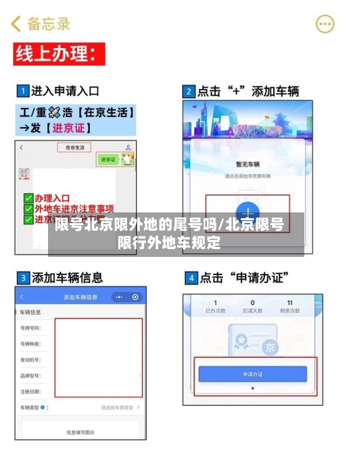 限号北京限外地的尾号吗/北京限号限行外地车规定