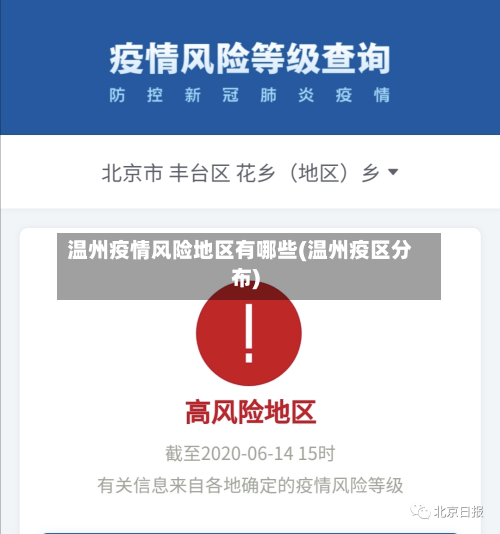 温州疫情风险地区有哪些(温州疫区分布)