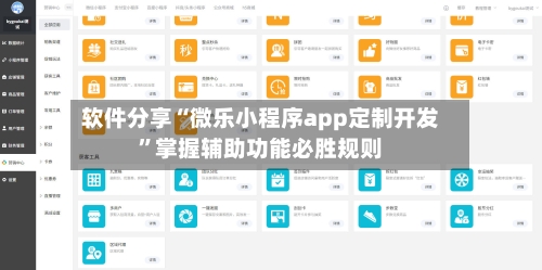 软件分享“微乐小程序app定制开发”掌握辅助功能必胜规则