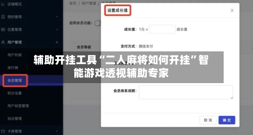 辅助开挂工具“二人麻将如何开挂”智能游戏透视辅助专家