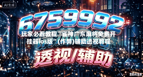玩家必看教程“雀神广东麻将免费开挂器ios版”(作弊)辅助透视教程