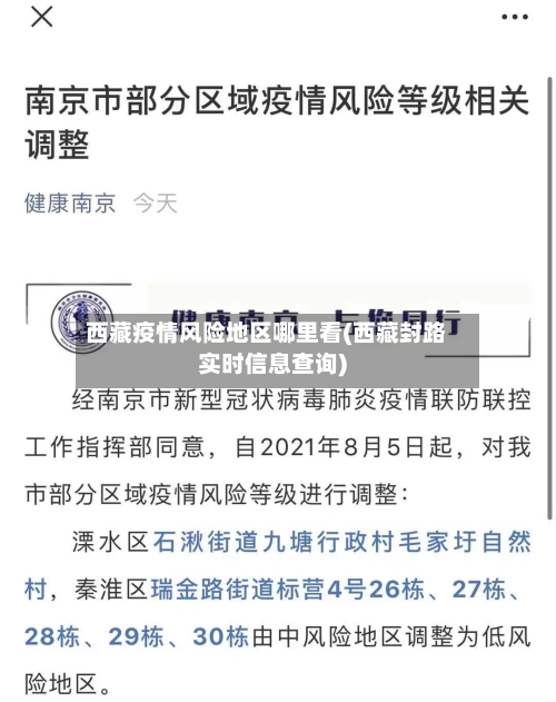 西藏疫情风险地区哪里看(西藏封路实时信息查询)