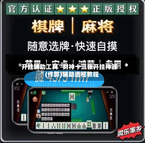 开挂辅助工具“财神十三张开挂神器”(作弊)辅助透视教程