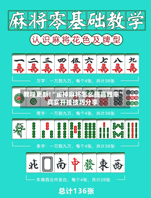 教程更新!“雀神麻将怎么提高胜率”真实开挂技巧分享