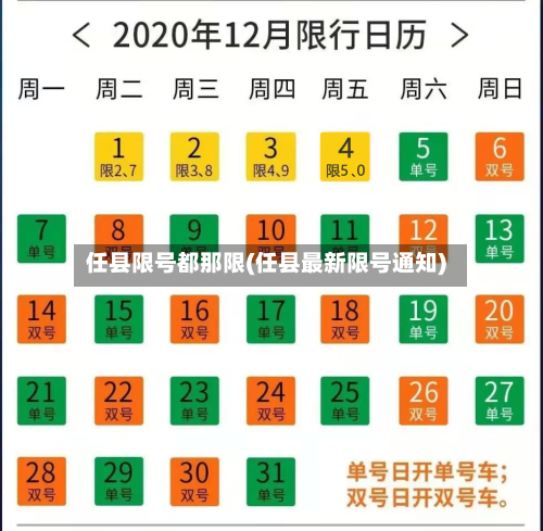 任县限号都那限(任县最新限号通知)