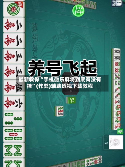 最新教你“手机微乐麻将到底有没有挂”(作弊)辅助透视下载教程