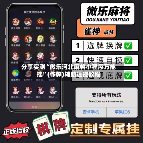 分享实测“微乐河北麻将小程序万能挂”(作弊)辅助透视教程