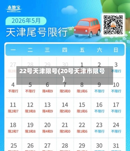 22号天津限号(20号天津市限号)