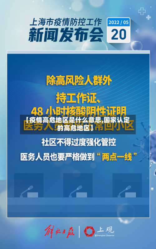 【疫情高危地区是什么意思,国家认定的高危地区】