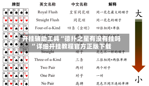开挂辅助工具“德扑之星有没有挂吗”详细开挂教程官方正版下载