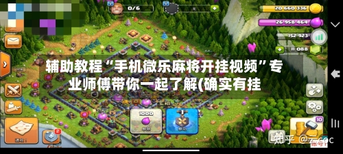 辅助教程“手机微乐麻将开挂视频”专业师傅带你一起了解(确实有挂