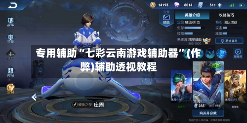 专用辅助“七彩云南游戏辅助器”(作弊)辅助透视教程