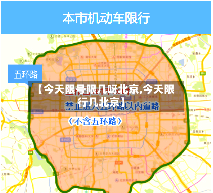 【今天限号限几呀北京,今天限行几北京】