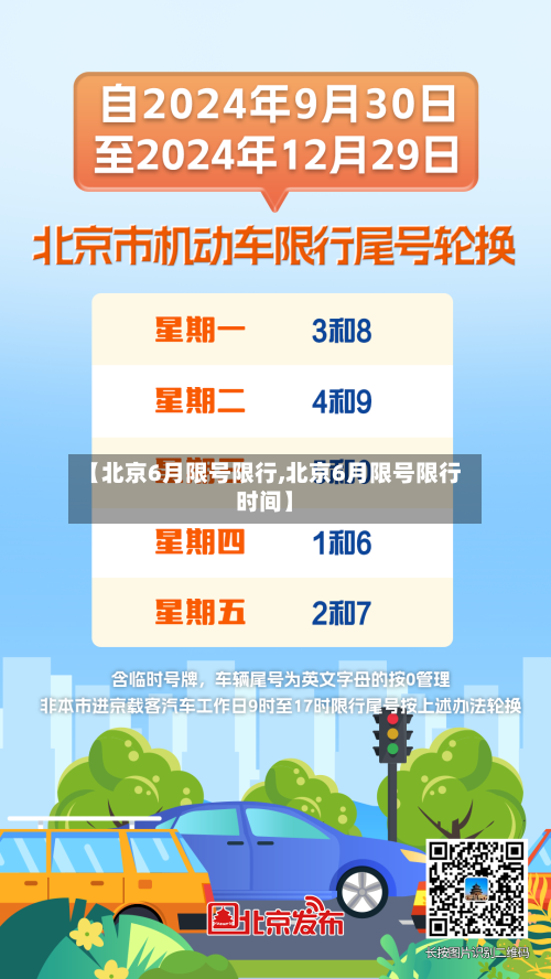【北京6月限号限行,北京6月限号限行时间】